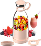 Rechargeable Portable Blender with Stainless Steel Blades and Magnetic Charging, 350ml All Vera Mart
