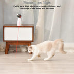 Automatic Laser Toy for Cats with Dual Speed Modes and Timed Play Cycles All Vera Mart