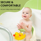 Infant Bath Seat with Wireless Thermometer and Mesh Sling, Suction Cup Base All Vera Mart