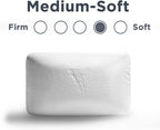 Memory Foam Pillow with Dual-Sided Support and Hypoallergenic Cover All Vera Mart