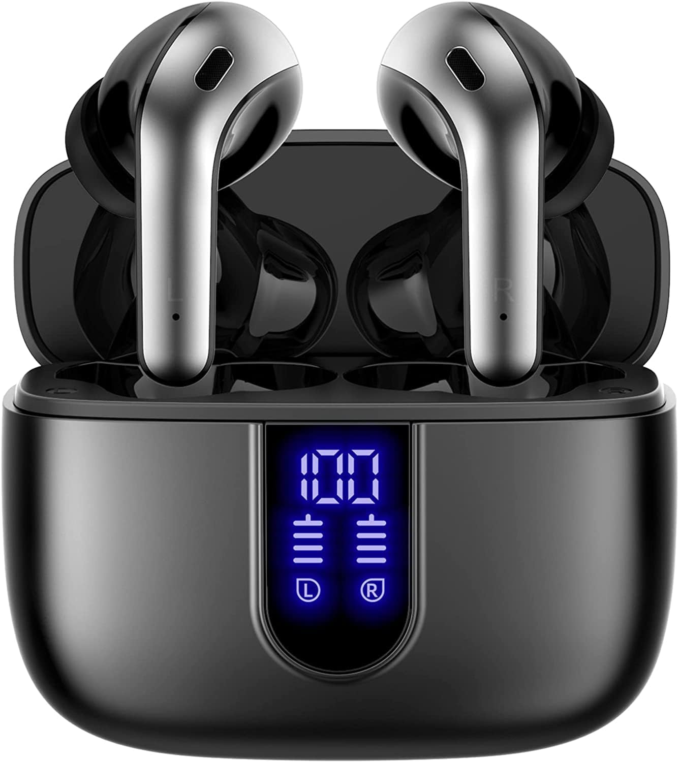 Wireless Earbuds with 60-Hour Battery and Dual Charging, IPX5 Sweat Resistant All Vera Mart