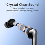 Wireless Earbuds with 60-Hour Battery and Dual Charging, IPX5 Sweat Resistant All Vera Mart