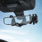 Rearview Mirror Phone Mount with 360 Degree Rotation and Retractable Arm All Vera Mart