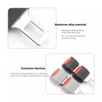 Seat Belt Extender with Anti-Slip Locking and Reinforced Build for Most Passenger Buckles All Vera Mart
