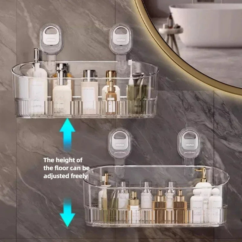 Shower Bottle Organizer with Suction Cup Wall Mount and 11-Pound Capacity All Vera Mart