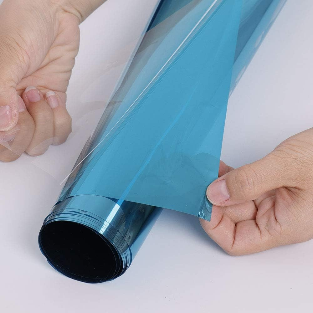 Window Film with Static Cling Application and Solar Heat Rejection, 15.7 x 39.4 Inches All Vera Mart