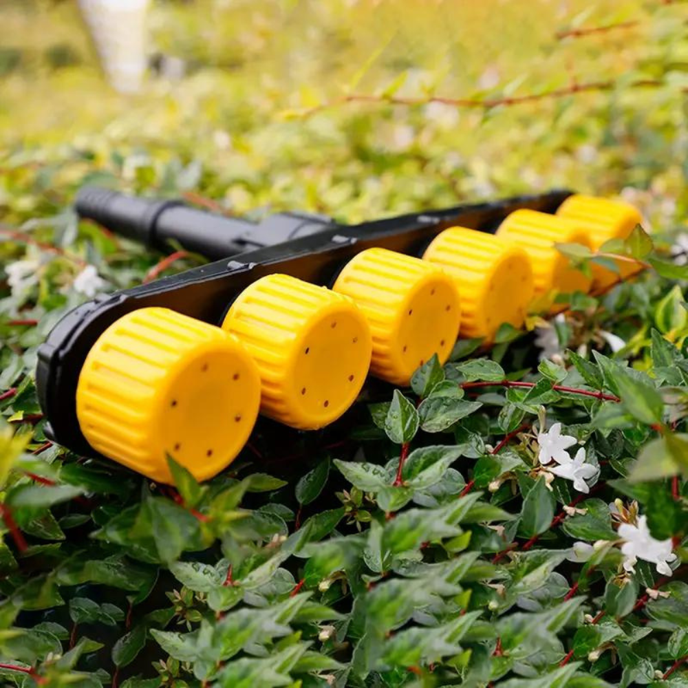 Garden Spray Nozzle with Multiple Patterns and Trigger Lock, Quick Connect Fitting All Vera Mart