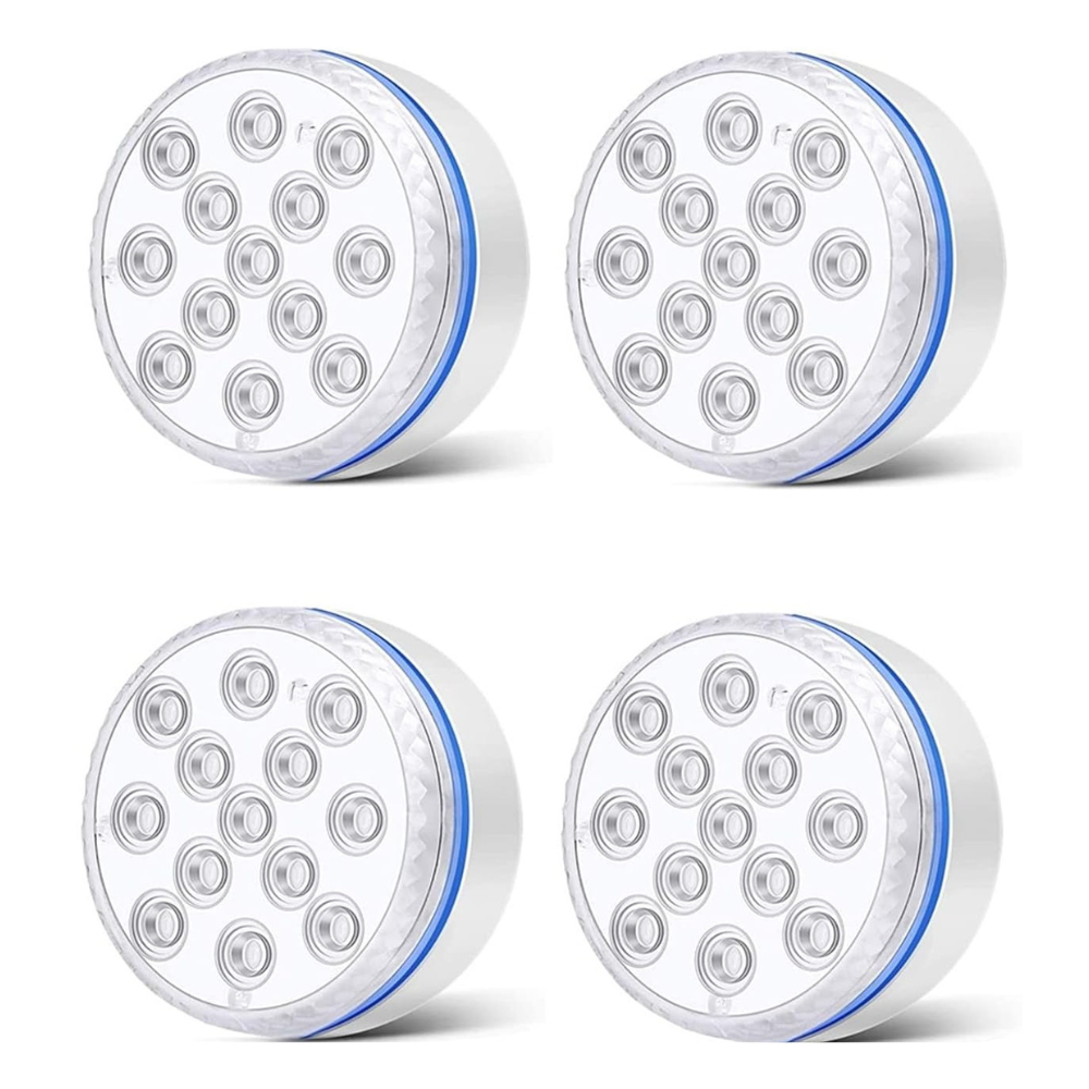 Submersible Pool Light with Remote Control and Multi-Color LED, Battery Powered All Vera Mart