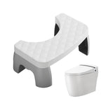 Ergonomic Toilet Squat Stool with Textured Grip Base and Curved Platform All Vera Mart