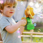 Automatic Bubble Machine with Rotating Flower Head and 7-Color LED Lights All Vera Mart