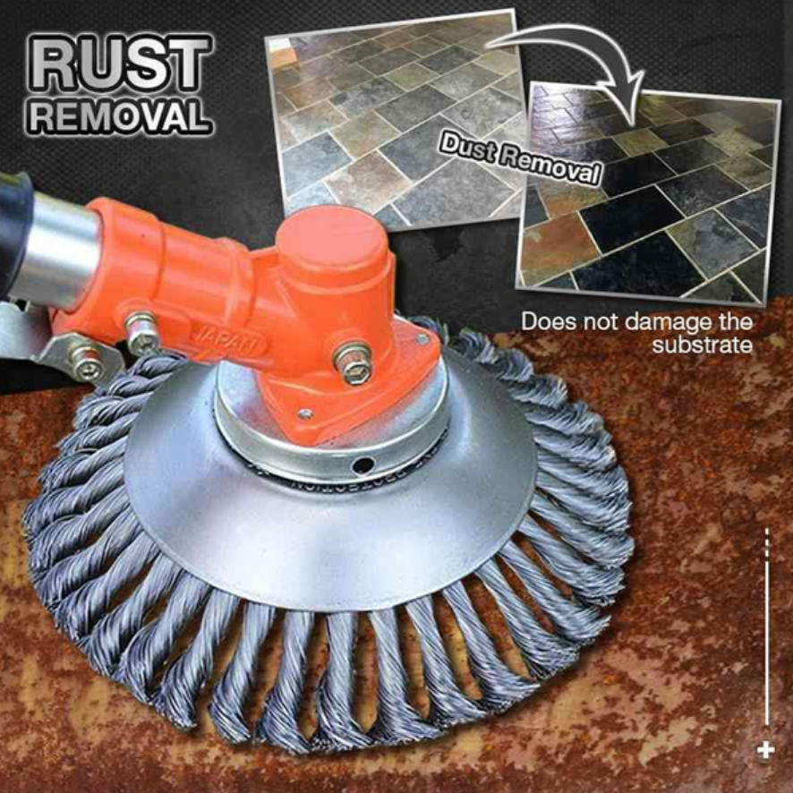 Carbon Steel Trimmer Head with 360 Degree Braided Blades for Standard Trimmers All Vera Mart