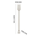 Retractable Power Extender with 2 AC Outlets and Dual USB Ports, Phone Stand All Vera Mart