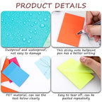 Transparent Sticky Notes with Repositionable Adhesive, 3x2 Inches, 400 Sheets All Vera Mart