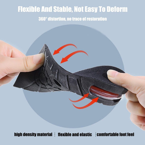 Adjustable Shoe Lifts with Shock Absorbing Base and Air Circulation, 1.2-3.5 Inches All Vera Mart