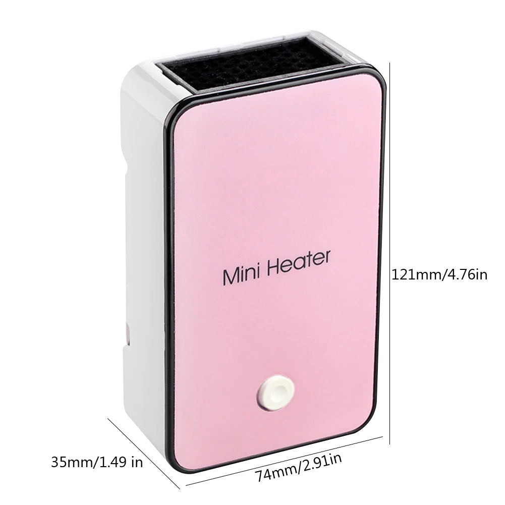 Compact Desktop Heater with Adjustable Tilt and Overheat Protection All Vera Mart