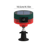 Motion-Activated Animal Repeller with Solar Panel and Strobe Lights, Remote Control All Vera Mart