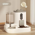 Automatic Pet Feeder with Gravity Refill System and Siphon Water Control All Vera Mart