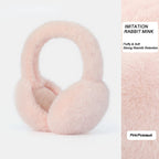 Foldable Plush Earmuffs with Detachable Fabric and Secure Fit for Winter All Vera Mart
