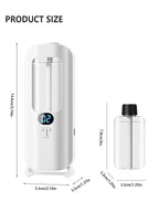 Essential Oil Diffuser with 5 Spray Modes and Screen Display, Rechargeable All Vera Mart