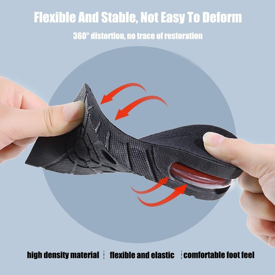 Adjustable Shoe Lifts with Shock Absorbing Base and Air Circulation, 1.2-3.5 Inches All Vera Mart