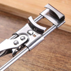 Adjustable Jar Lid Opener with Lever Action and Concave Grip Slot All Vera Mart