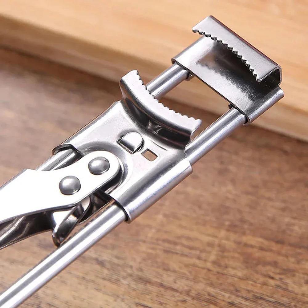 Adjustable Jar Lid Opener with Lever Action and Concave Grip Slot All Vera Mart