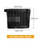 Adjustable Ankle Weights with Removable Inserts and Adhesive Strap, 35.2 lbs Max All Vera Mart