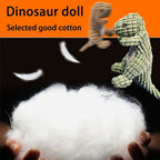 Dinosaur Toy with Corn Wool Construction and Molded Details, Indoor Outdoor Play All Vera Mart