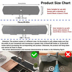 Faucet Splash Guard with Drainage Channels and Non-Slip Base All Vera Mart