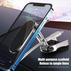 Magnetic Car Phone Holder with 720 Degree Rotation and Foldable Design All Vera Mart
