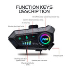 Motorcycle Helmet Headset with Dual Device Pairing and Voice Command All Vera Mart