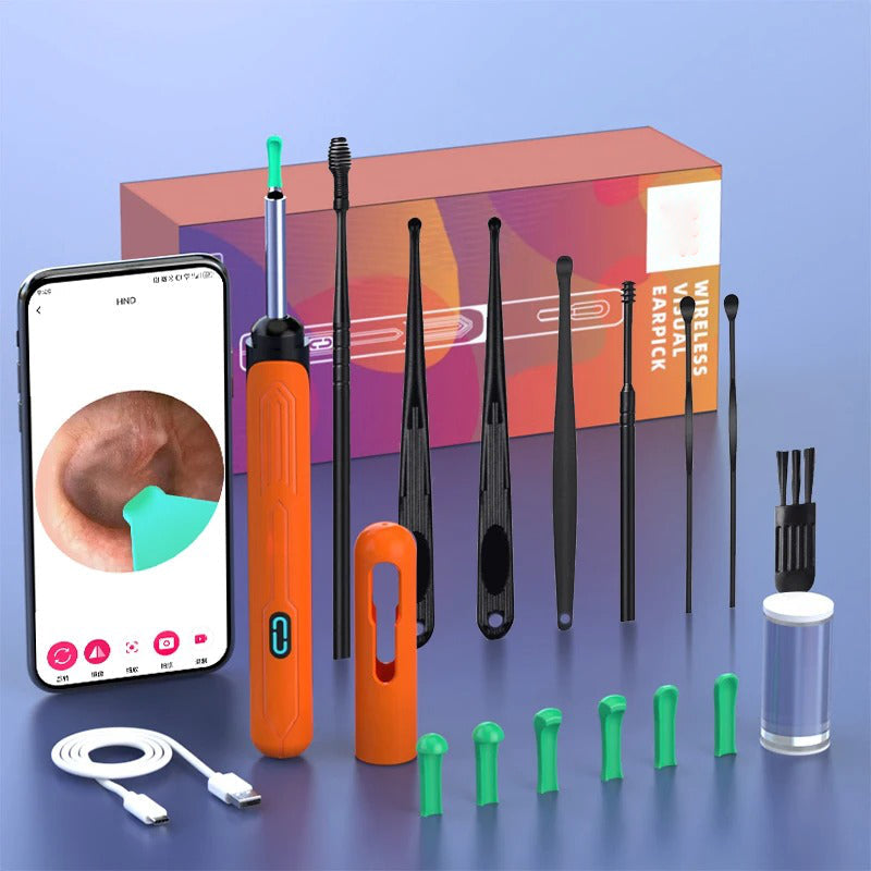Visual Ear Cleaning Tool with 1296P HD Camera and LED Lights All Vera Mart