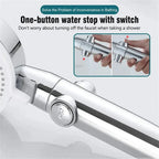 Handheld Shower Head with 5 Spray Patterns and Built-In Flow Control All Vera Mart