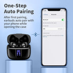 Wireless Earbuds with 60-Hour Battery and Dual Charging, IPX5 Sweat Resistant All Vera Mart