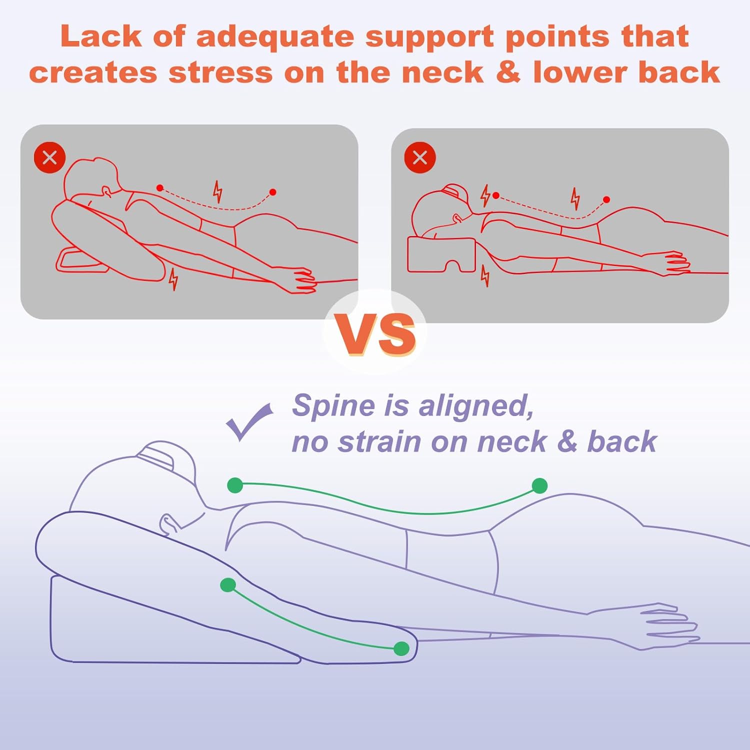 Post Surgery Face Down Pillow with Memory Foam and Adjustable Airflow, Dark Grey All Vera Mart
