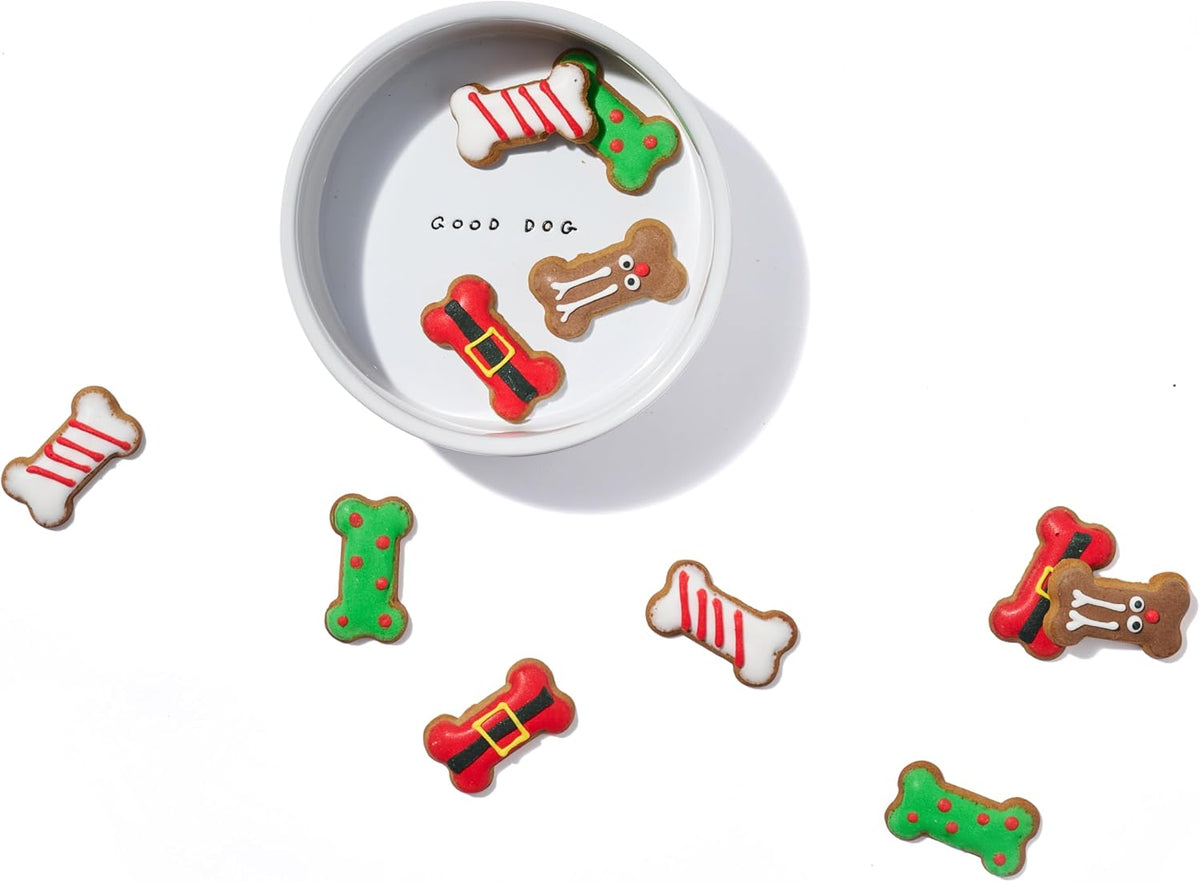 Advent Calendar for Dogs with 24 Gingerbread Bone Biscuits and Festive Designs All Vera Mart