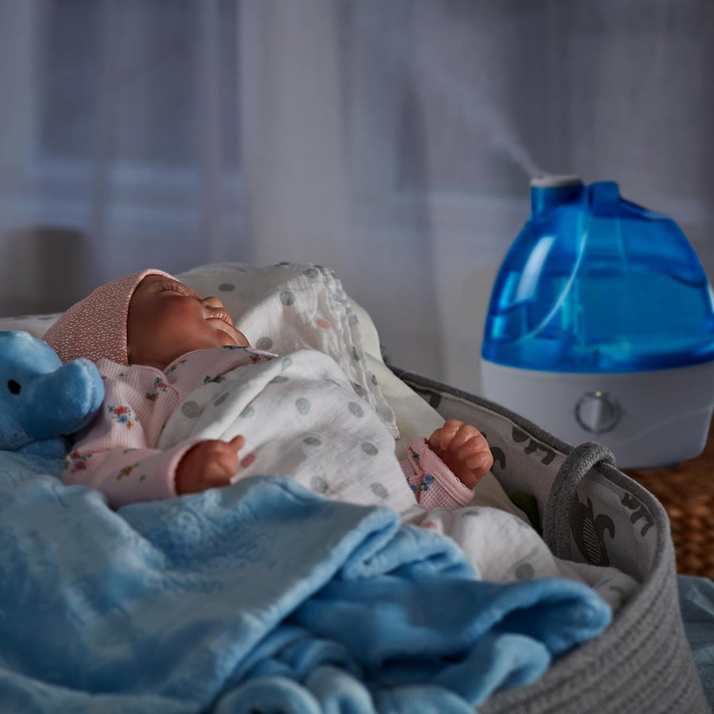 Ultrasonic Cool Mist Humidifier with 360 Rotating Nozzle and 24-Hour Runtime All Vera Mart