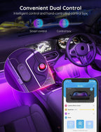 LED Car Interior Light Strips with App Control and Music Sync All Vera Mart