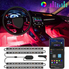 LED Car Interior Light Strips with App Control and Music Sync All Vera Mart