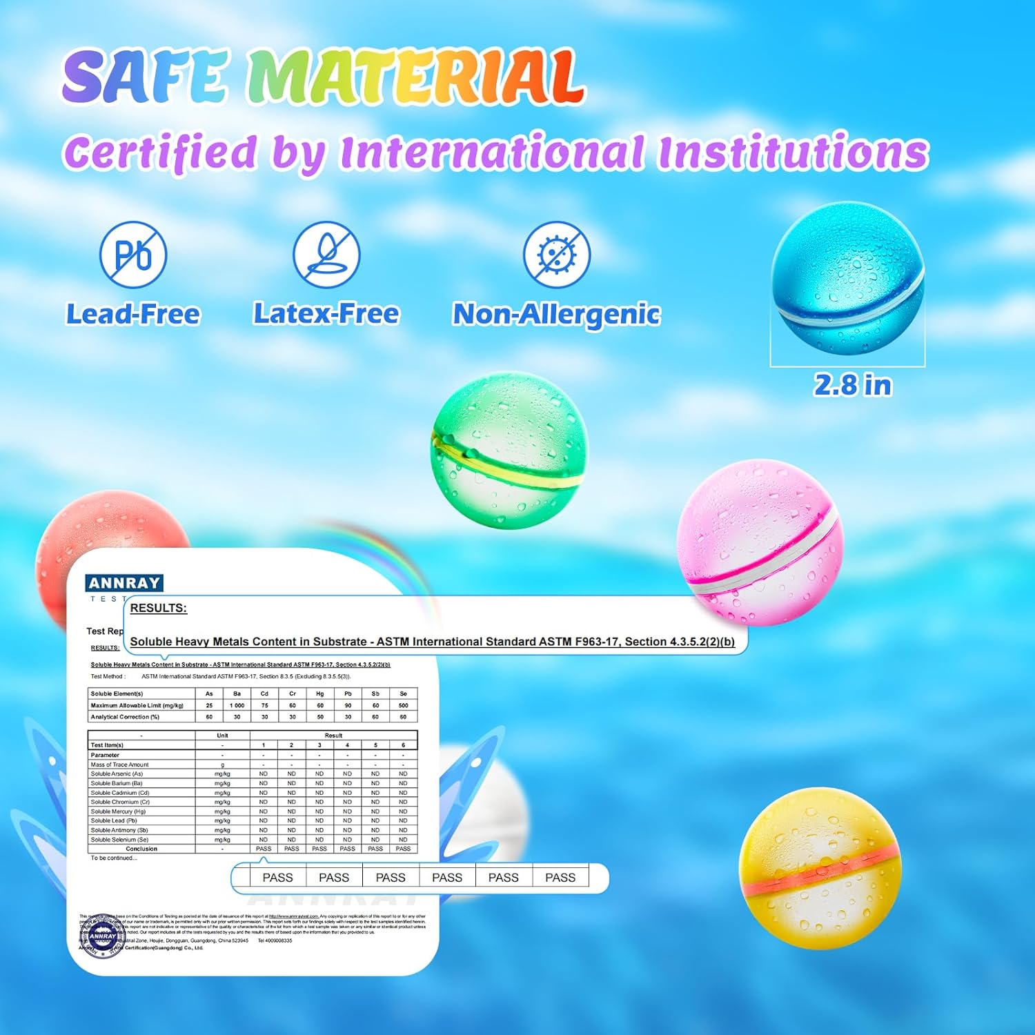 Magnetic Water Balloons with Self-Sealing Design and Tear Resistant Rubber All Vera Mart