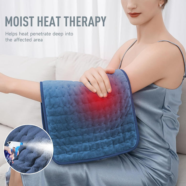 Heating Pad with Six Temperature Settings and Auto Shutoff Timer, 24in All Vera Mart