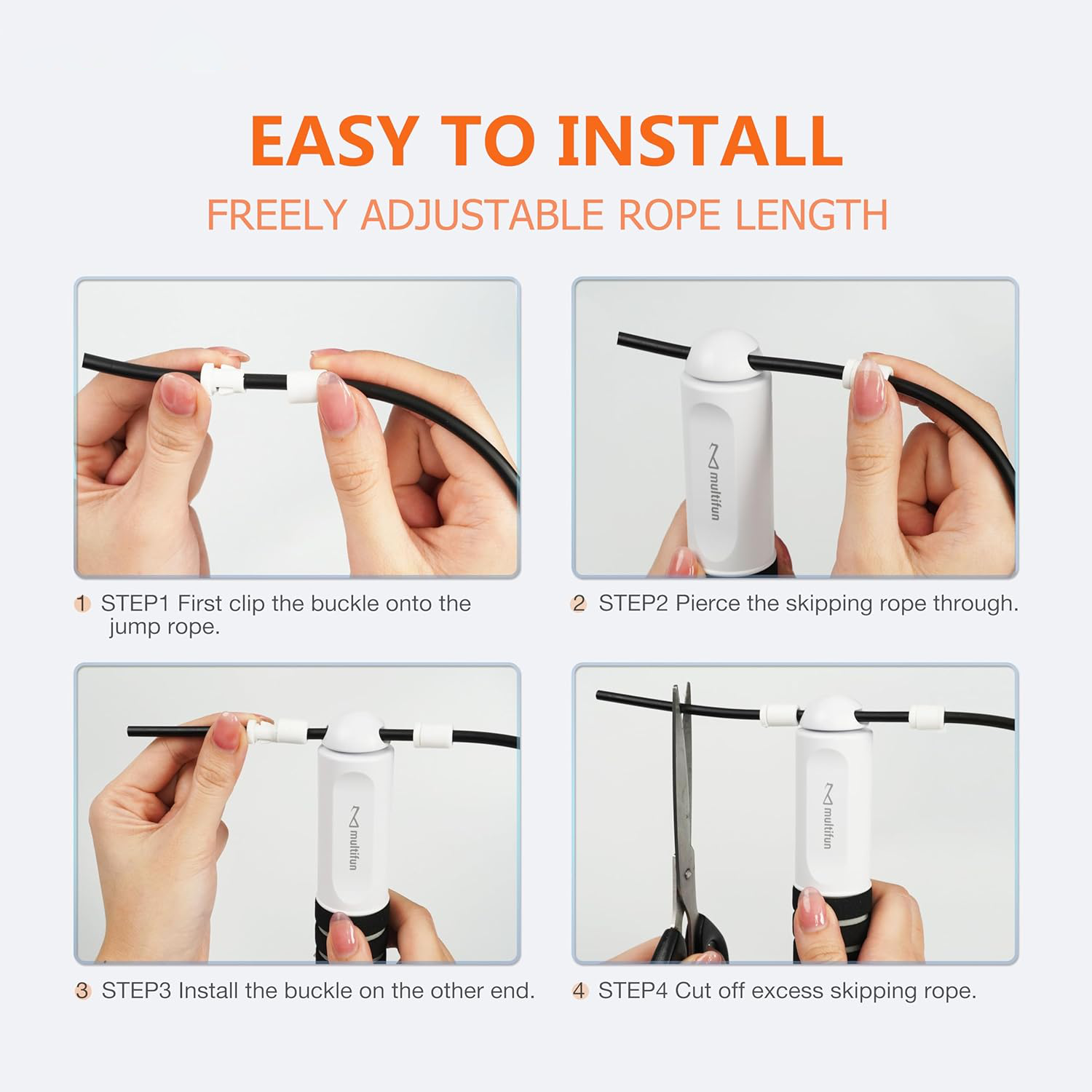 Digital Jump Rope with HD LED Display and Calorie Tracker All Vera Mart