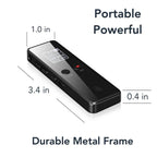 Rechargeable Voice Recorder with Noise Reduction and Voice Activation, 35-Hour Battery All Vera Mart
