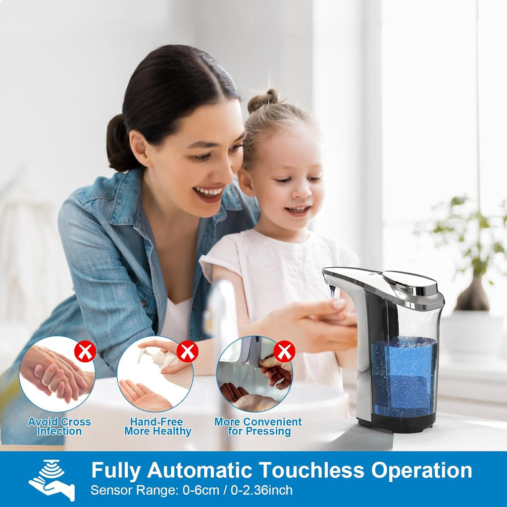 Sensor Activated Soap Dispenser with Adjustable Output and Aluminum Body All Vera Mart
