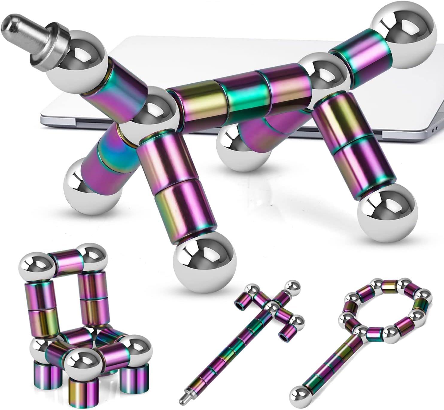 Magnetic Fidget Pen with Steel Balls and Touchscreen Tips All Vera Mart