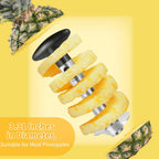 Stainless Steel Pineapple Corer with Serrated Blade and Spring Loaded Handle All Vera Mart