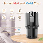 Thermoelectric Car Cup Holder with Dual Temperature Control and LED Display All Vera Mart