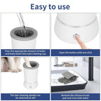 Dog Paw Cleaner with Rotating Silicone Brushes and Dual Speed Settings All Vera Mart