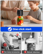 Jar Vacuum Sealer with Cordless Rechargeable Battery and One-Touch Seal All Vera Mart