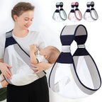 Breathable Baby Carrier Wrap with Padded Shoulder Support and Quick Release Clip All Vera Mart